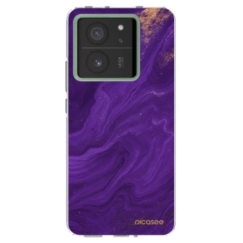Picasee silikonski prozorni ovitek za Xiaomi 13T Pro - Purple