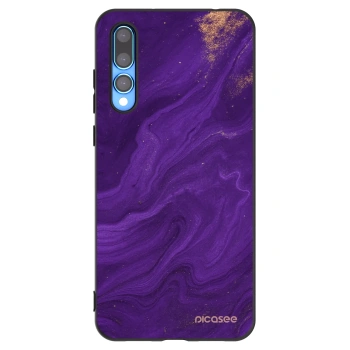 Picasee silikonski črni ovitek za Huawei P20 Pro - Purple