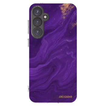 Picasee silikonski prozorni ovitek za Samsung Galaxy S23 FE S711B - Purple