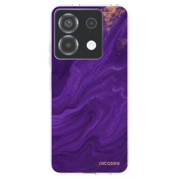 Picasee silikonski prozorni ovitek za Xiaomi Poco X6 - Purple