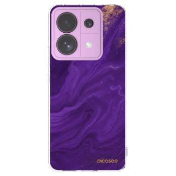 Picasee silikonski prozorni ovitek za Xiaomi Redmi Note 13 Pro 5G - Purple