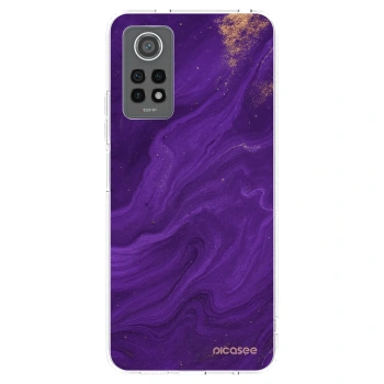 Picasee silikonski prozorni ovitek za Xiaomi Redmi Note 12 Pro 4G - Purple