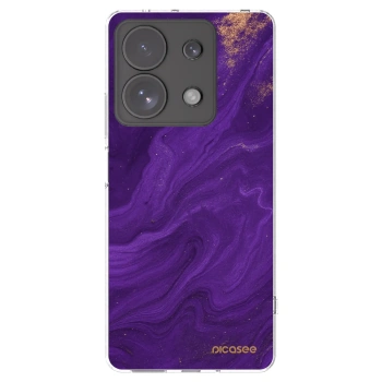 Picasee silikonski prozorni ovitek za Xiaomi Redmi Note 13 Pro 4G - Purple