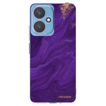 Picasee silikonski prozorni ovitek za Xiaomi Redmi 13C 5G - Purple