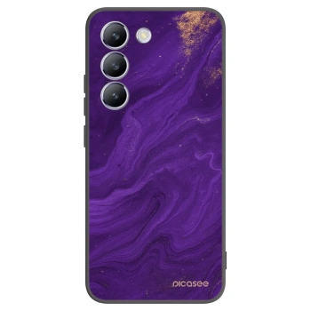 Picasee silikonski črni ovitek za Vivo V40 SE 5G - Purple