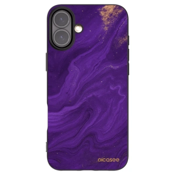 Picasee silikonski črni ovitek za Apple iPhone 16 Plus - Purple