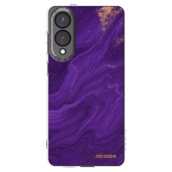 Picasee silikonski prozorni ovitek za Samsung Galaxy S25 Edge 5G - Purple