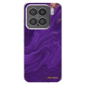 Picasee silikonski prozorni ovitek za Xiaomi 15 - Purple