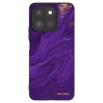 Picasee silikonski črni ovitek za Honor X8c - Purple
