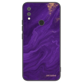 Picasee silikonski črni ovitek za Xiaomi Redmi Note 7 - Purple