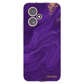 Picasee silikonski prozorni ovitek za Honor 400 5G - Purple