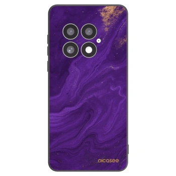 Picasee silikonski črni ovitek za OnePlus 13 5G - Purple