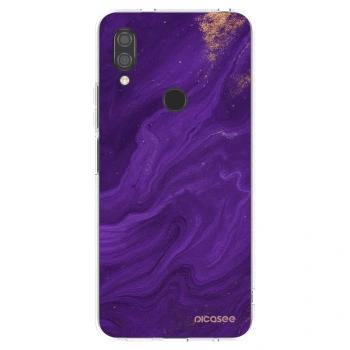 Picasee silikonski prozorni ovitek za Xiaomi Redmi 7 - Purple