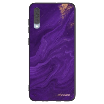 Picasee silikonski črni ovitek za Samsung Galaxy A70 A705F - Purple