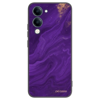 Picasee silikonski črni ovitek za Vivo Y29s 5G - Purple