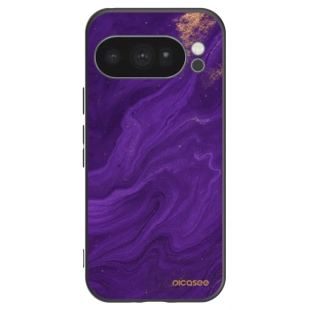 Picasee silikonski črni ovitek za Google Pixel 10 Pro - Purple