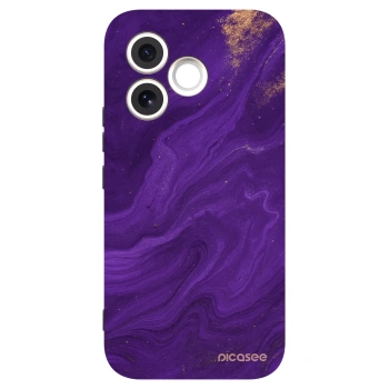Picasee silikonski črni ovitek za Honor 600 Lite - Purple