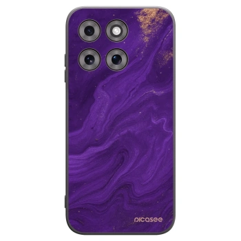 Picasee silikonski črni ovitek za Motorola Moto G77 - Purple