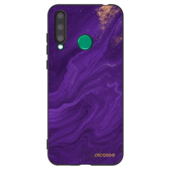 Picasee silikonski črni ovitek za Honor 20 Lite - Purple