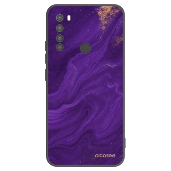 Picasee silikonski črni ovitek za Xiaomi Redmi Note 8 - Purple