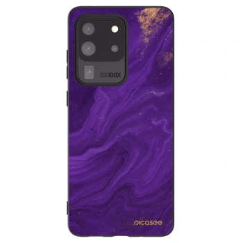 Picasee silikonski črni ovitek za Samsung Galaxy S20 Ultra 5G G988F - Purple