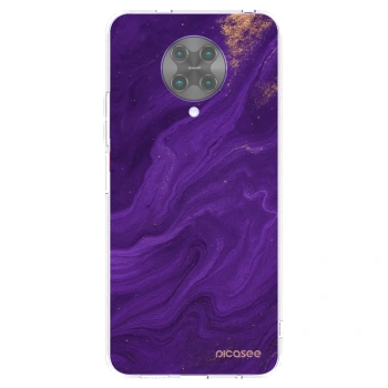Picasee silikonski prozorni ovitek za Xiaomi Poco F2 Pro - Purple