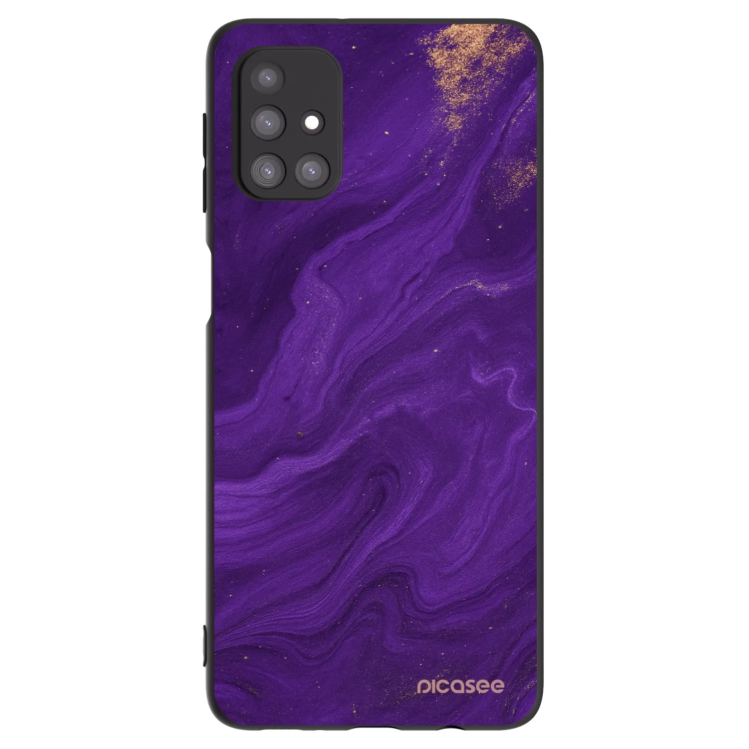 Picasee silikonski črni ovitek za Samsung Galaxy M31s - Purple