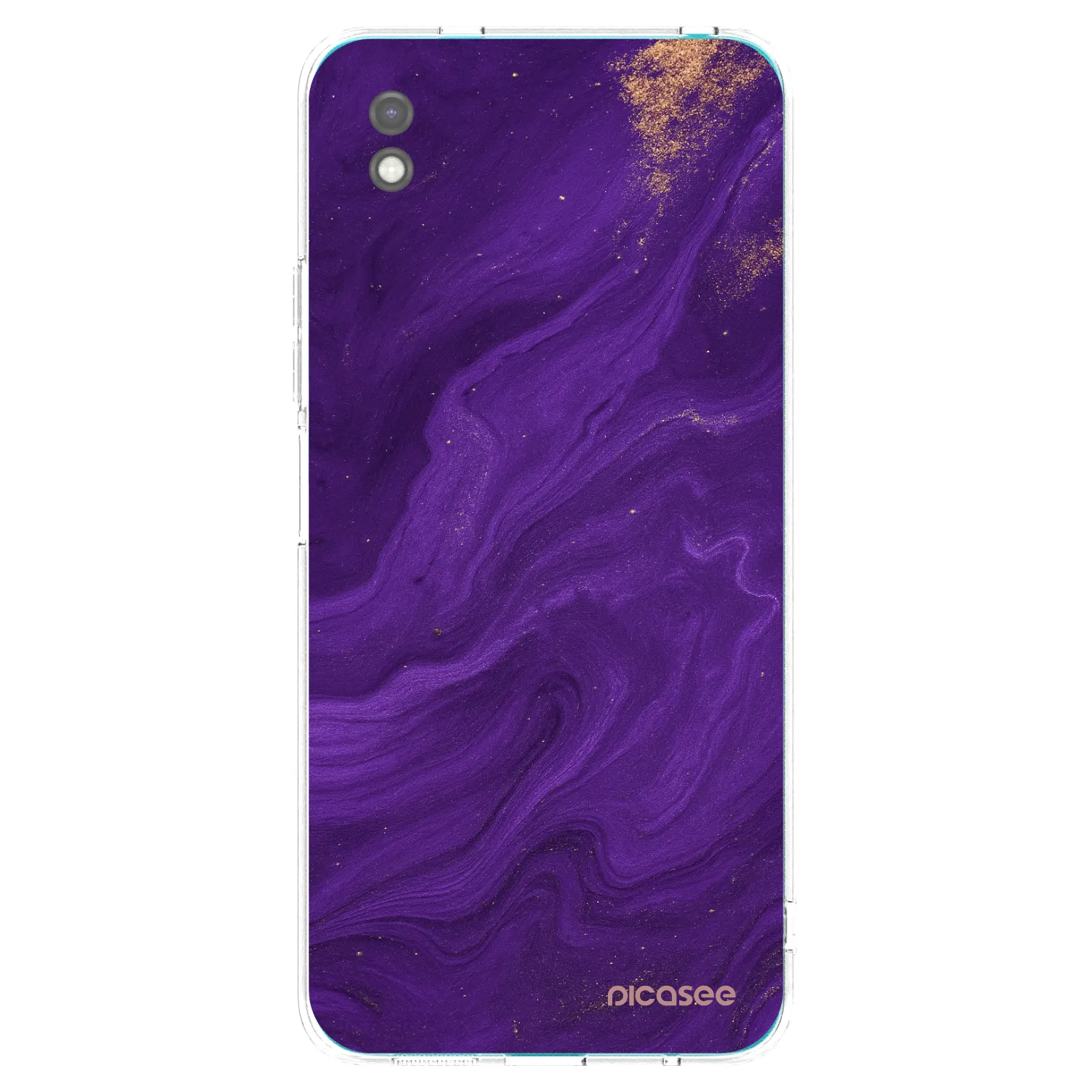 Picasee silikonski črni ovitek za Xiaomi Redmi 9A - Purple