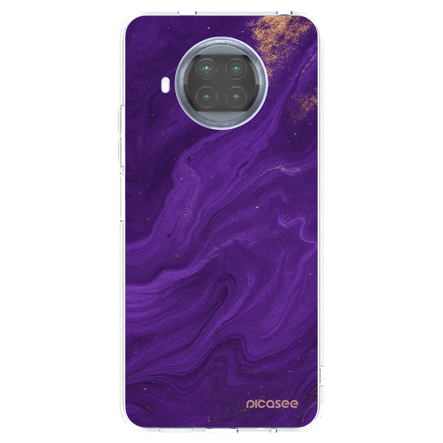 Picasee silikonski prozorni ovitek za Xiaomi Mi 10T Lite - Purple