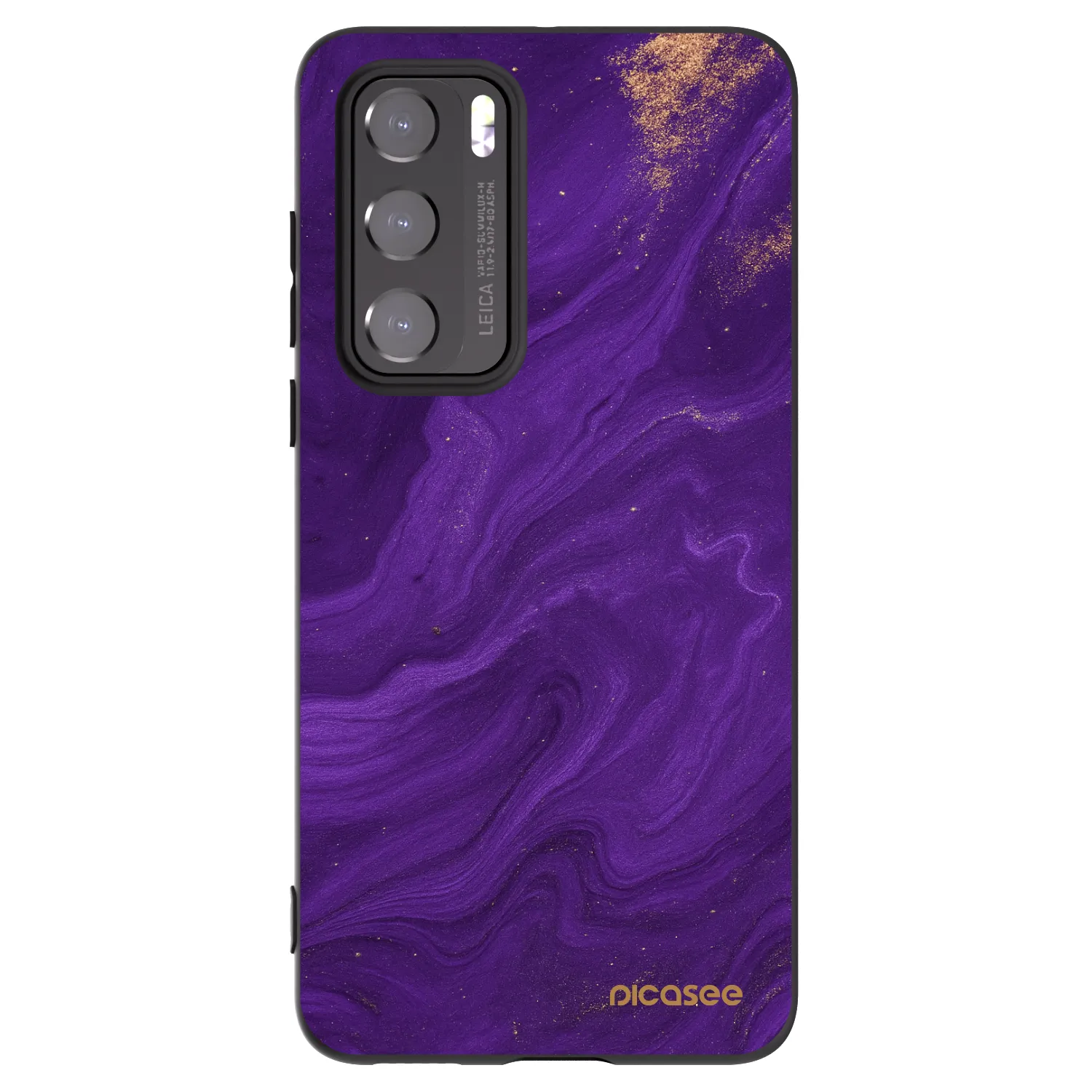 Picasee silikonski črni ovitek za Huawei P40 - Purple
