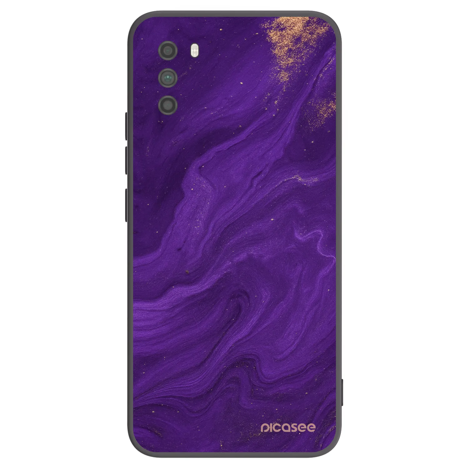 Picasee silikonski črni ovitek za Xiaomi Poco M3 - Purple
