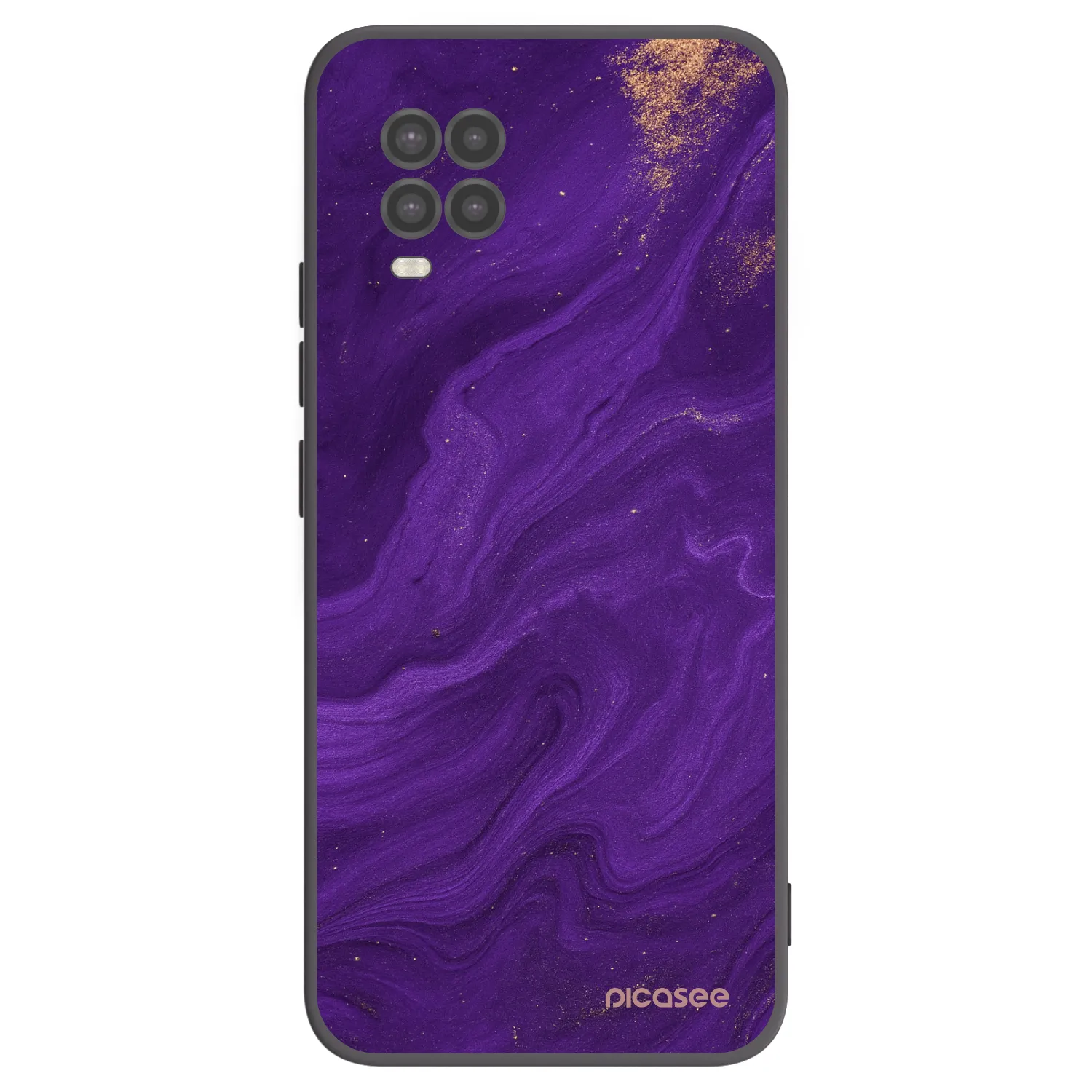 Picasee silikonski črni ovitek za Xiaomi Mi 10 Lite - Purple