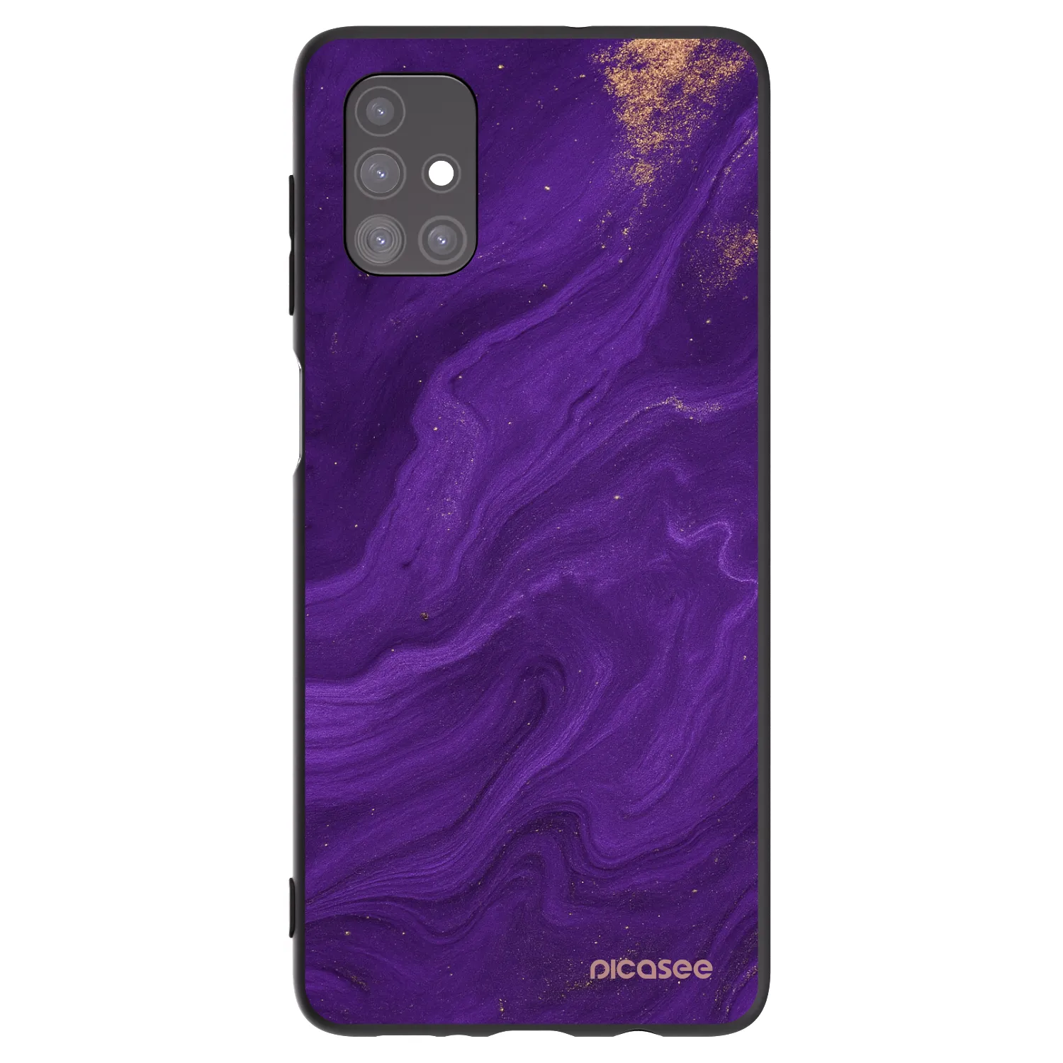 Picasee silikonski črni ovitek za Samsung Galaxy M51 M515F - Purple