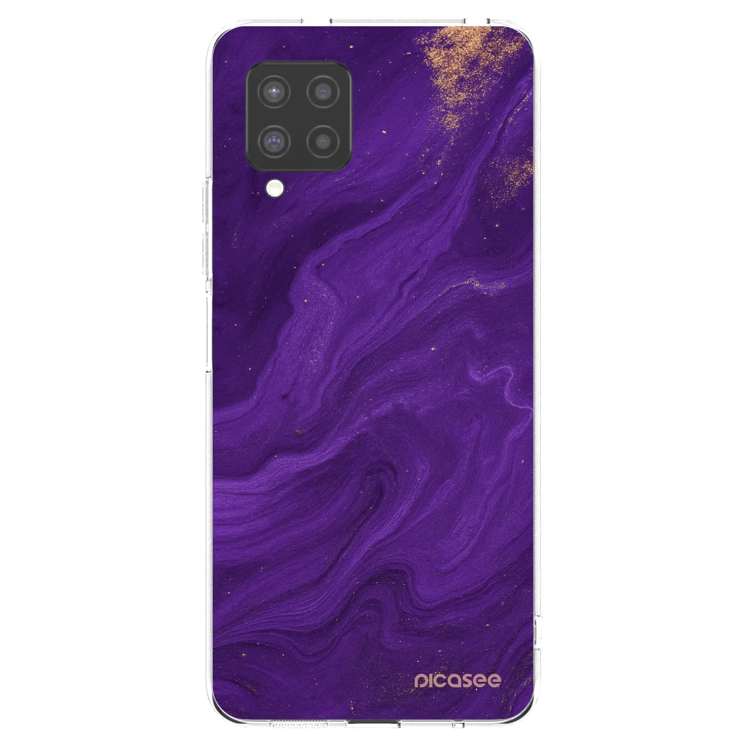 Picasee silikonski prozorni ovitek za Samsung Galaxy A42 A426B - Purple