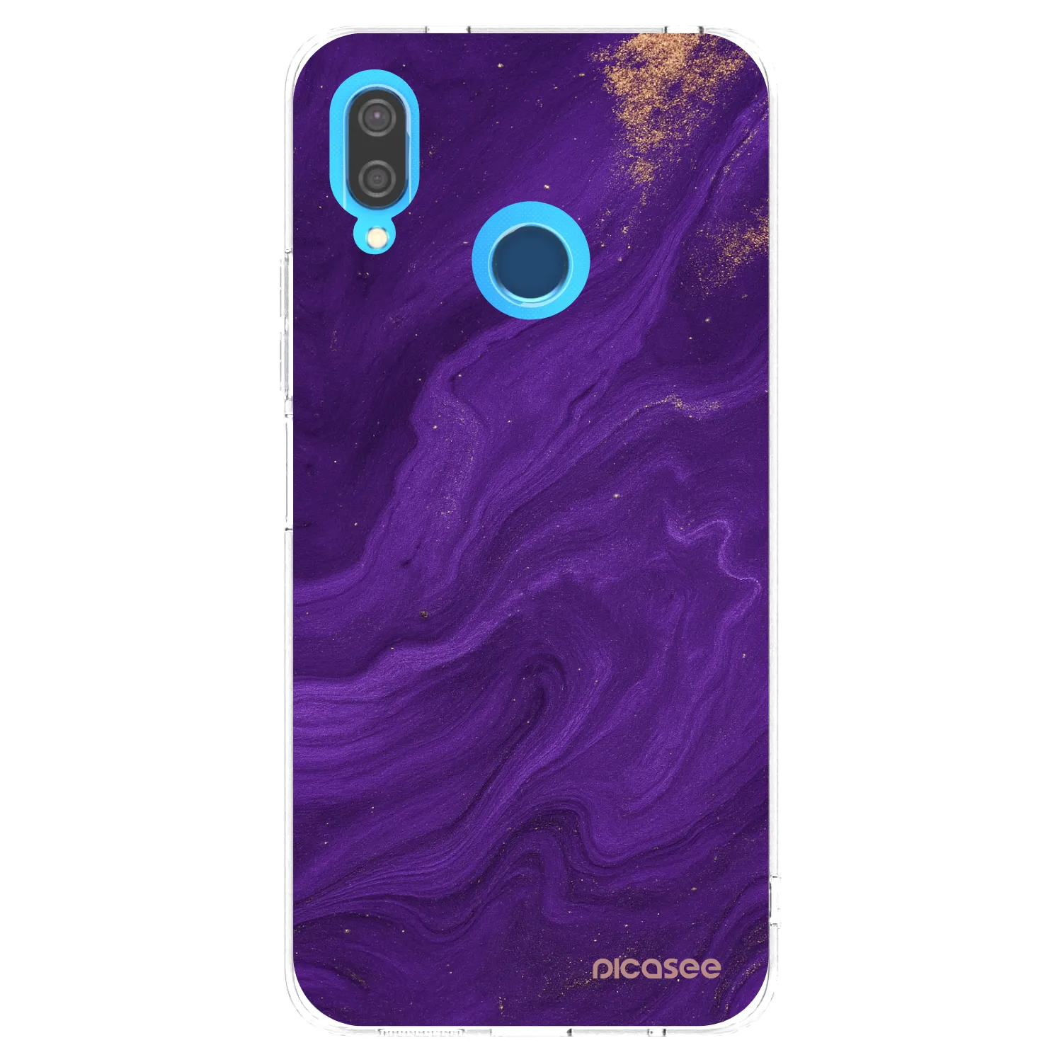 Picasee silikonski prozorni ovitek za Huawei P20 Lite - Purple