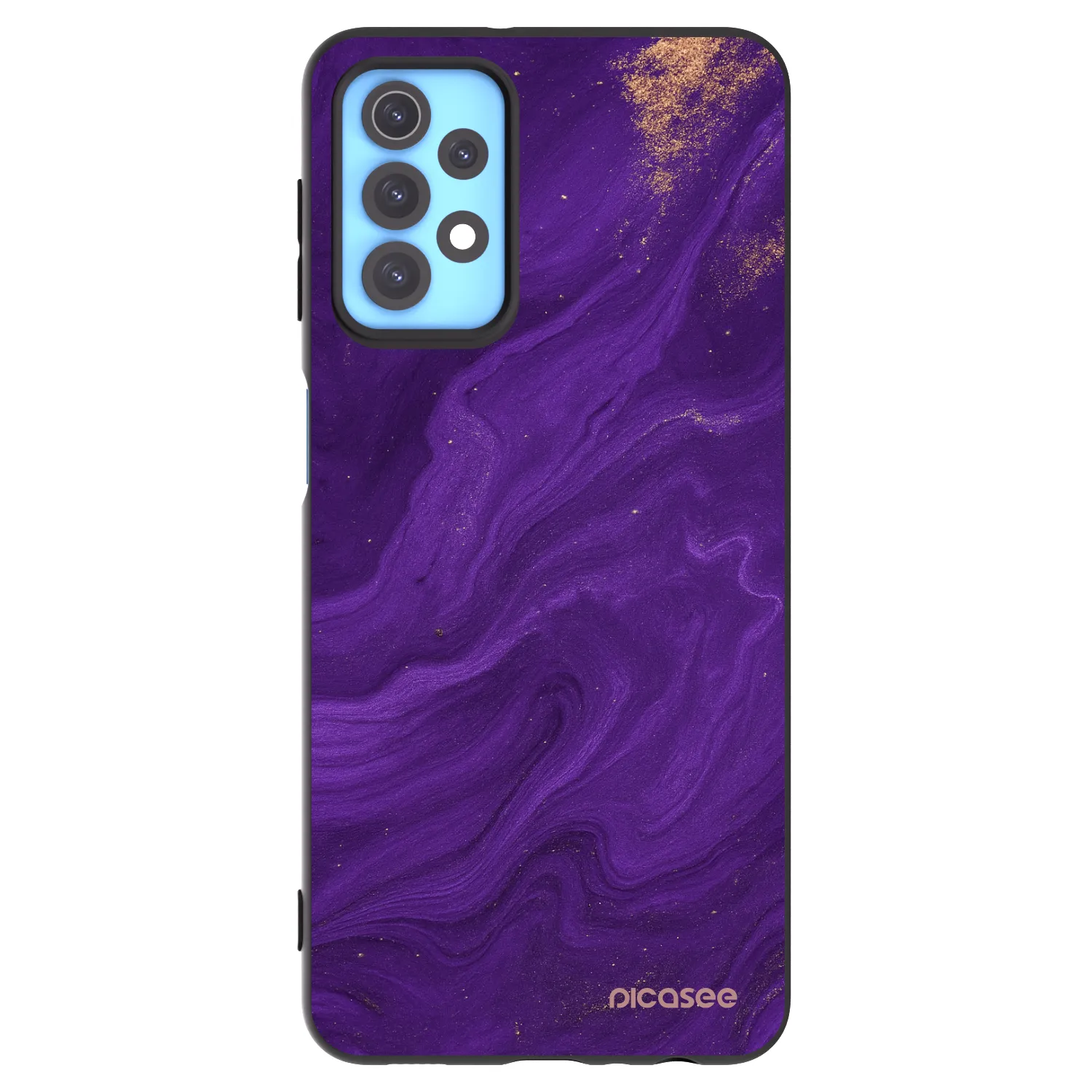 Picasee silikonski črni ovitek za Samsung Galaxy A32 4G SM-A325F - Purple