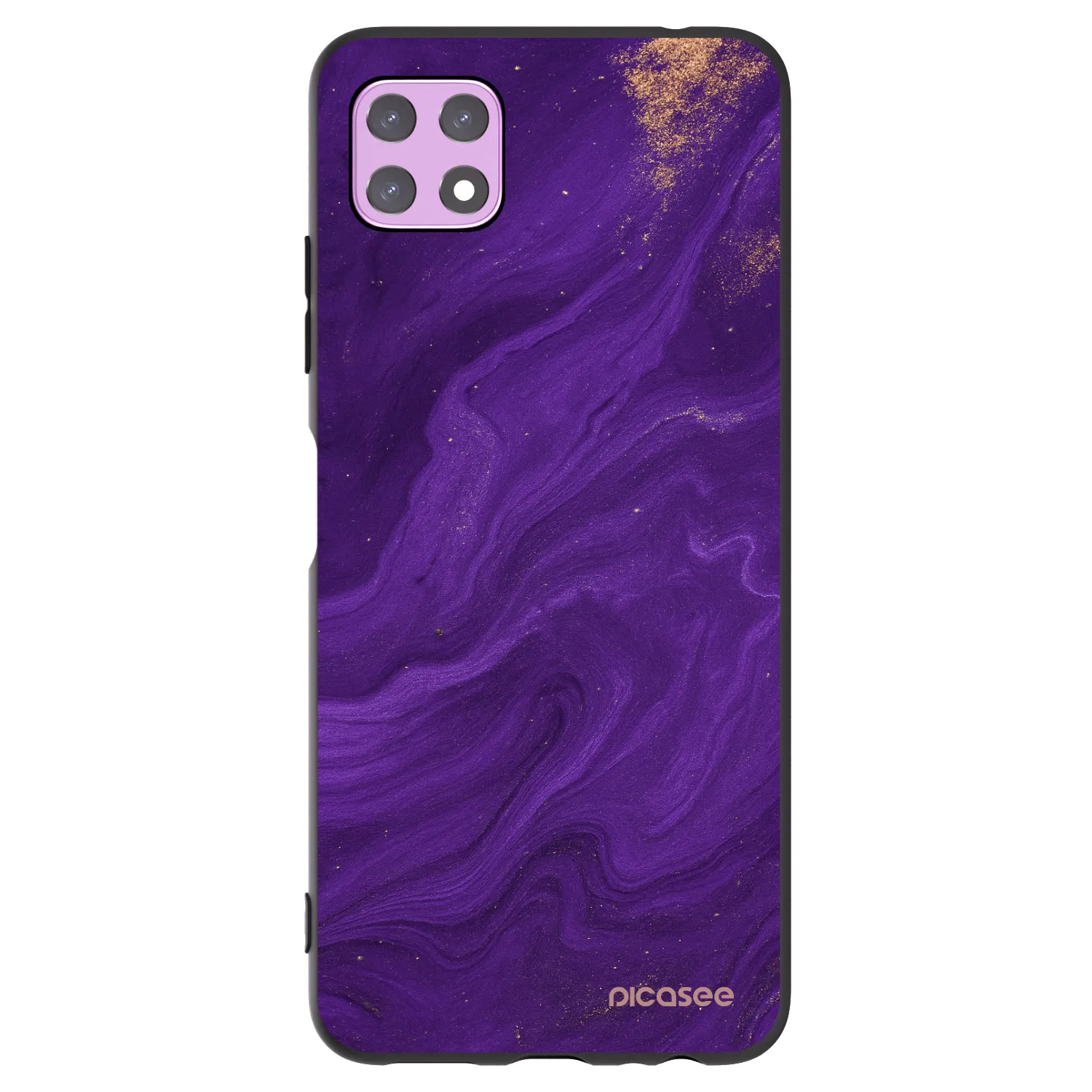 Picasee silikonski črni ovitek za Samsung Galaxy A22 A226B 5G - Purple
