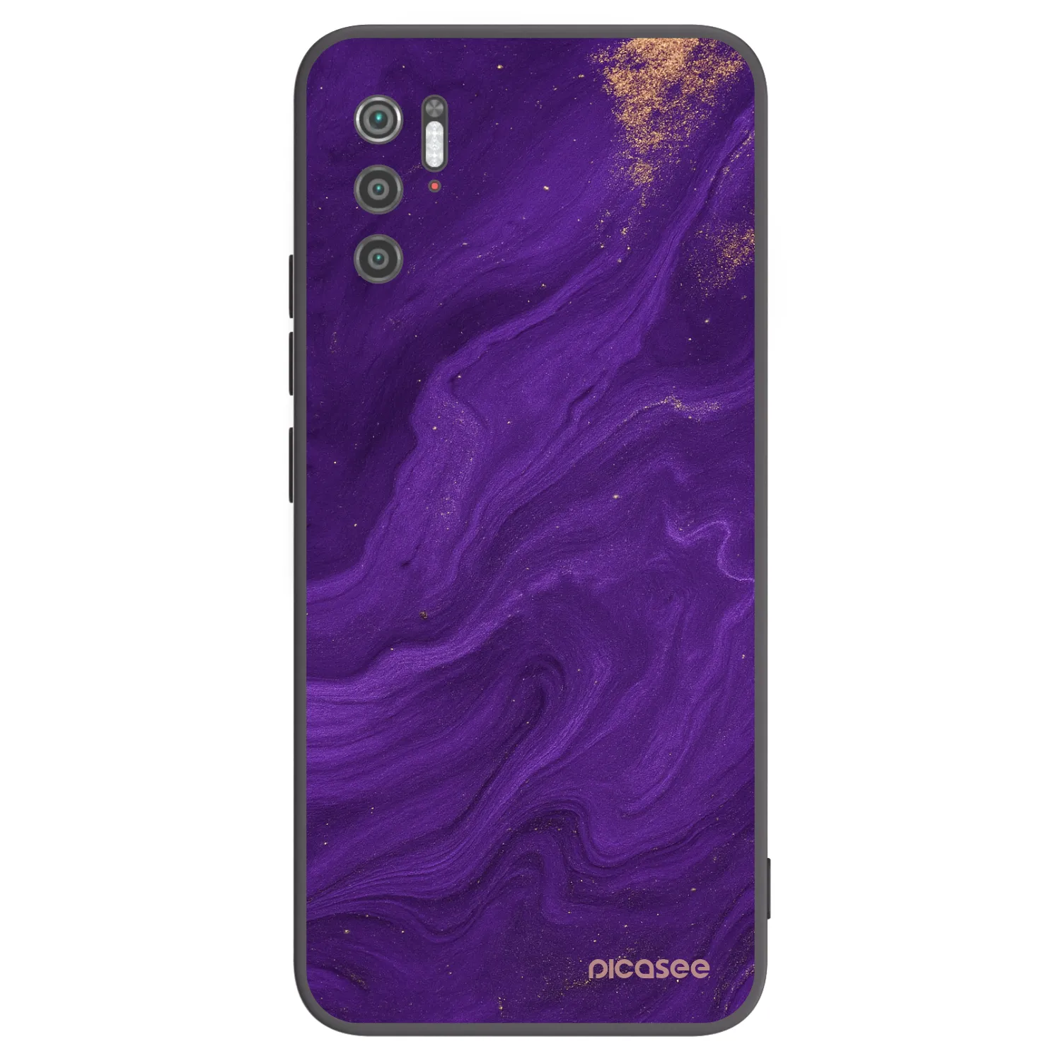 Picasee silikonski črni ovitek za Xiaomi Poco M3 Pro 5G - Purple