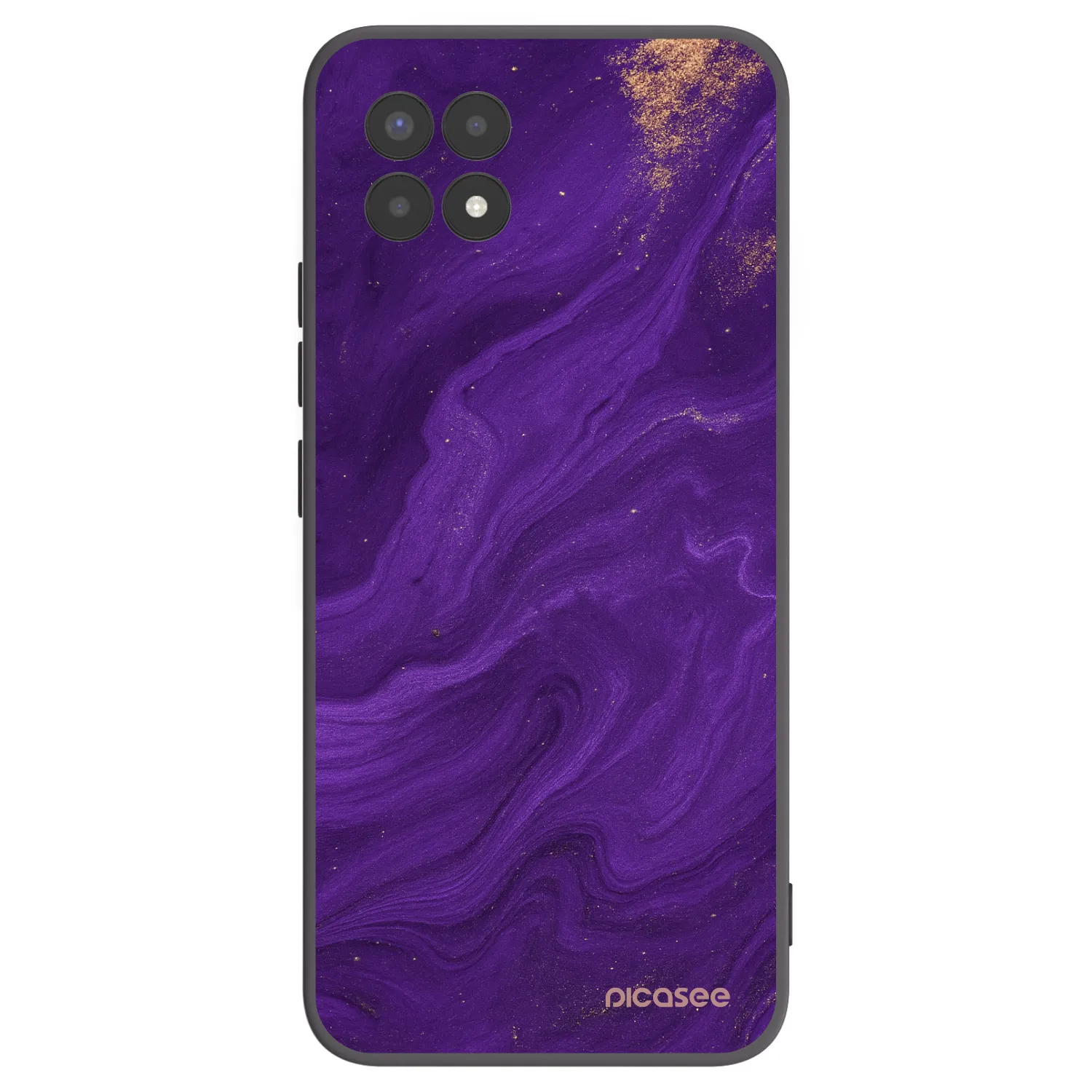 Picasee silikonski črni ovitek za Realme 8i - Purple