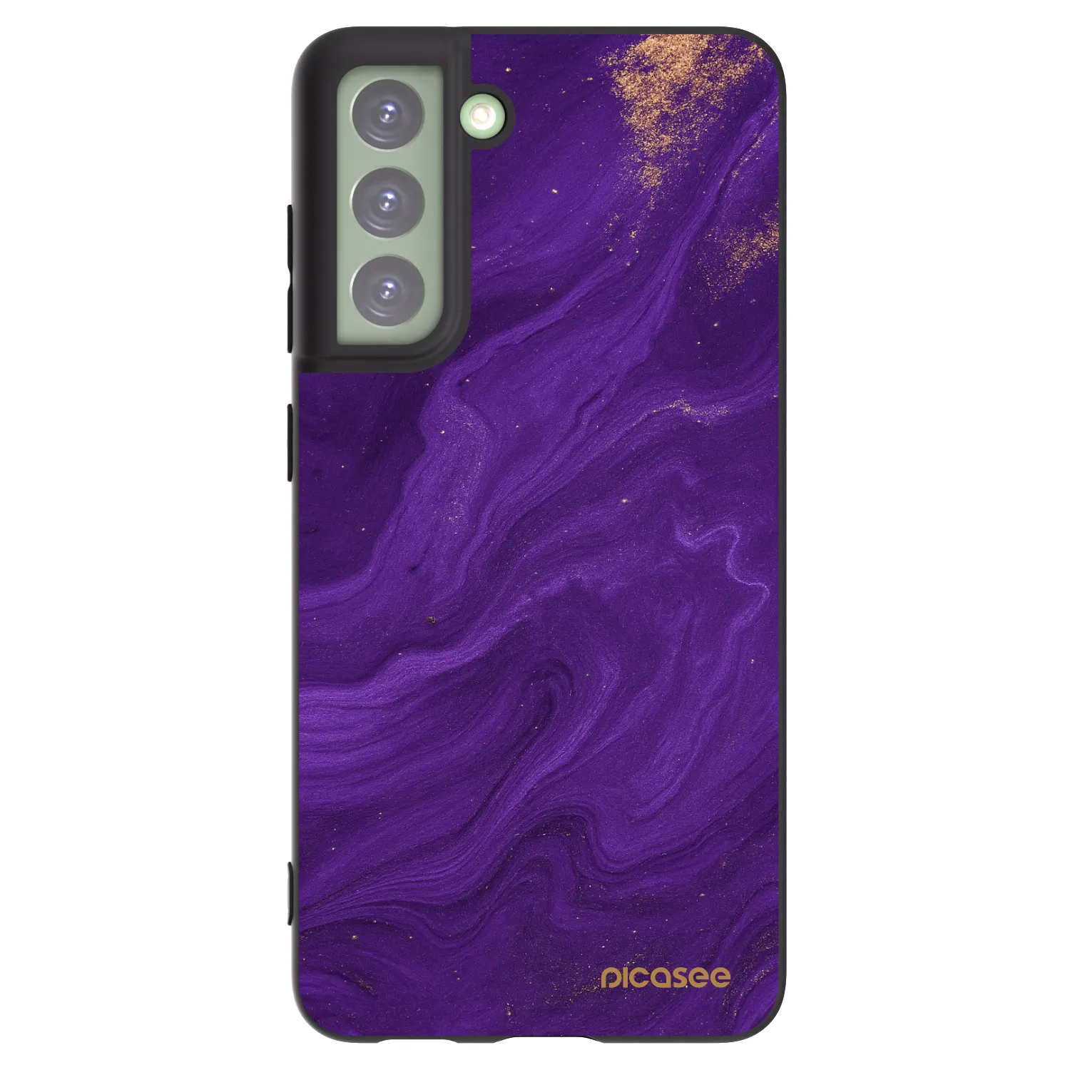 Picasee silikonski črni ovitek za Samsung Galaxy S21 FE 5G - Purple