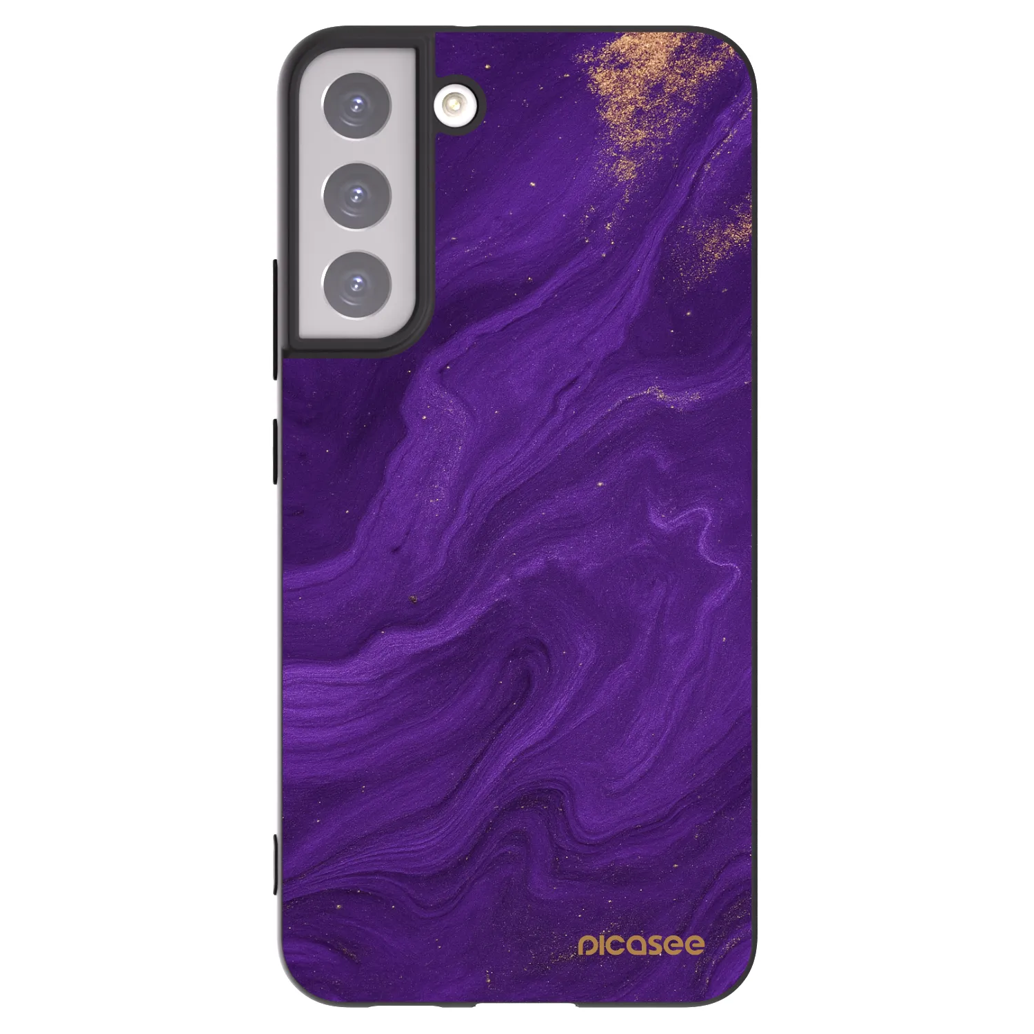 Picasee silikonski črni ovitek za Samsung Galaxy S22+ 5G - Purple