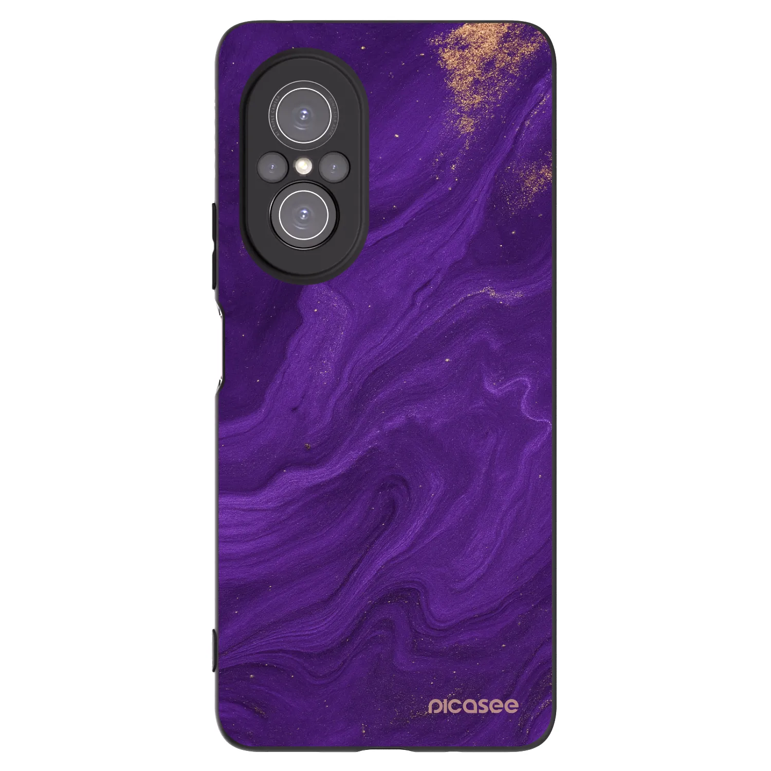 Picasee silikonski črni ovitek za Huawei Nova 9 SE - Purple