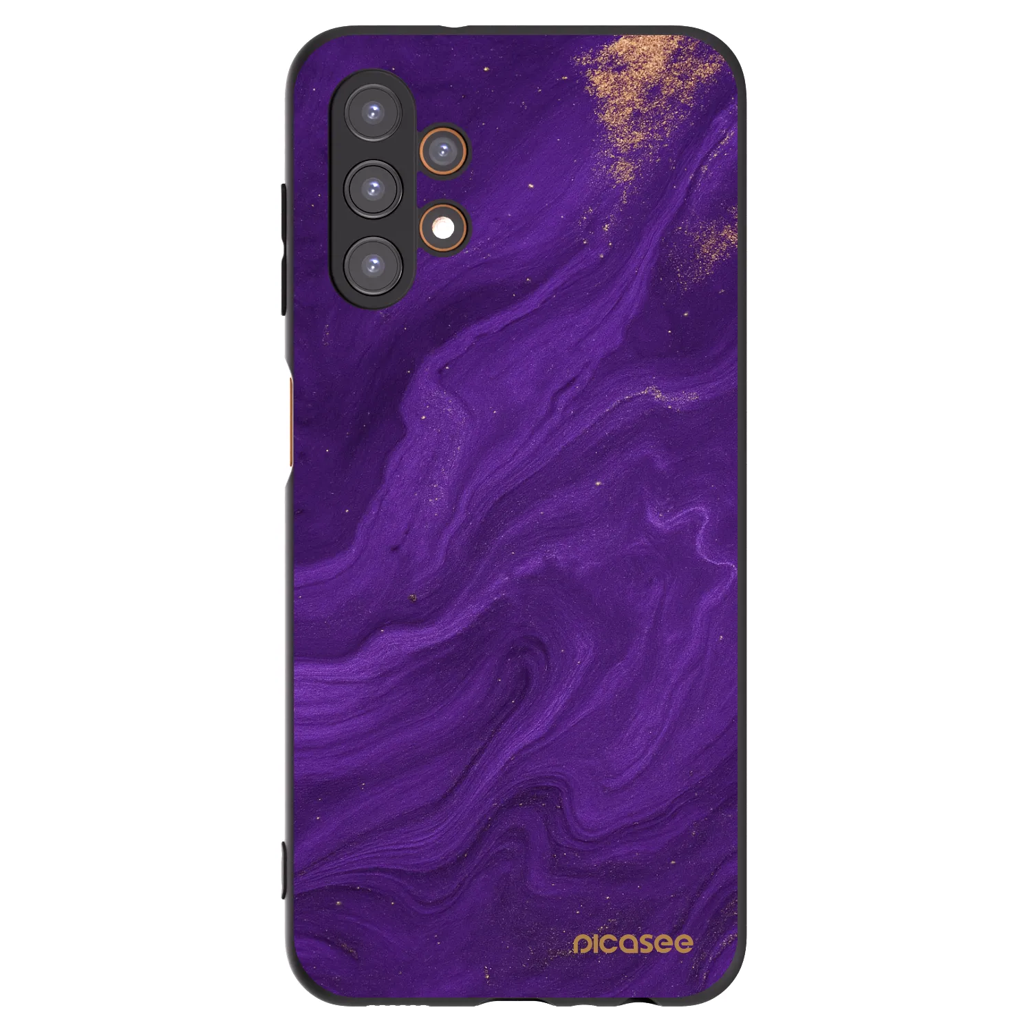 Picasee silikonski črni ovitek za Samsung Galaxy A13 4G A135 - Purple