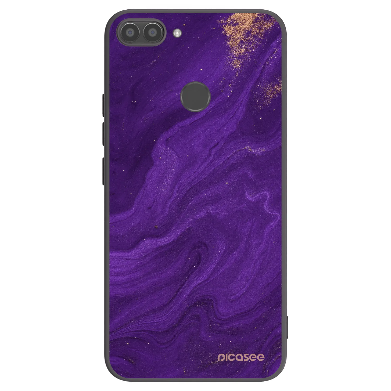Picasee silikonski črni ovitek za Huawei P Smart - Purple