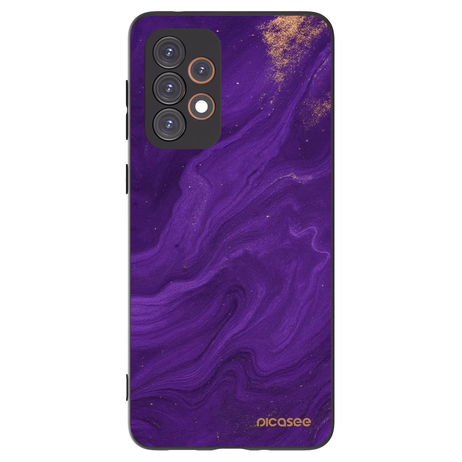 Picasee silikonski črni ovitek za Samsung Galaxy A33 5G A336 - Purple