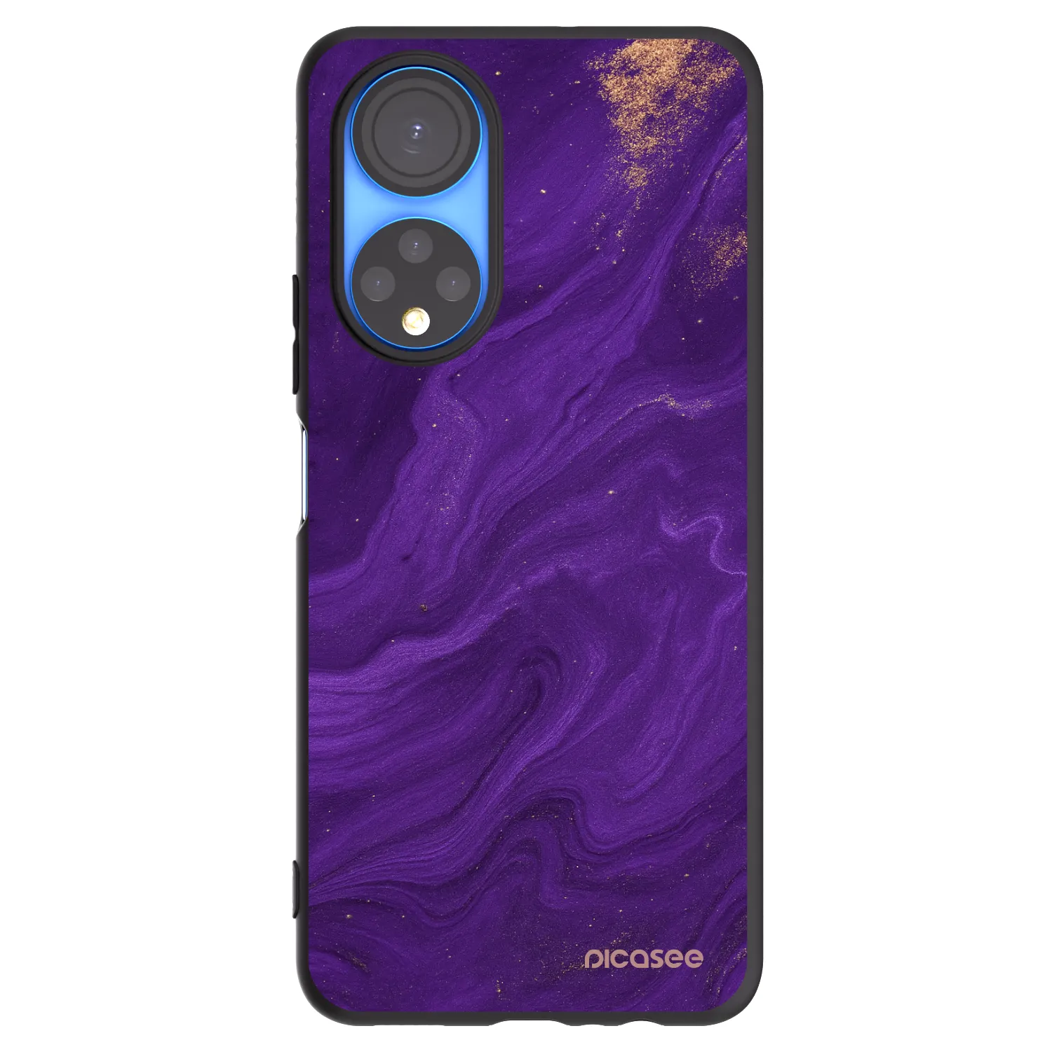 Picasee silikonski črni ovitek za Honor X7 - Purple