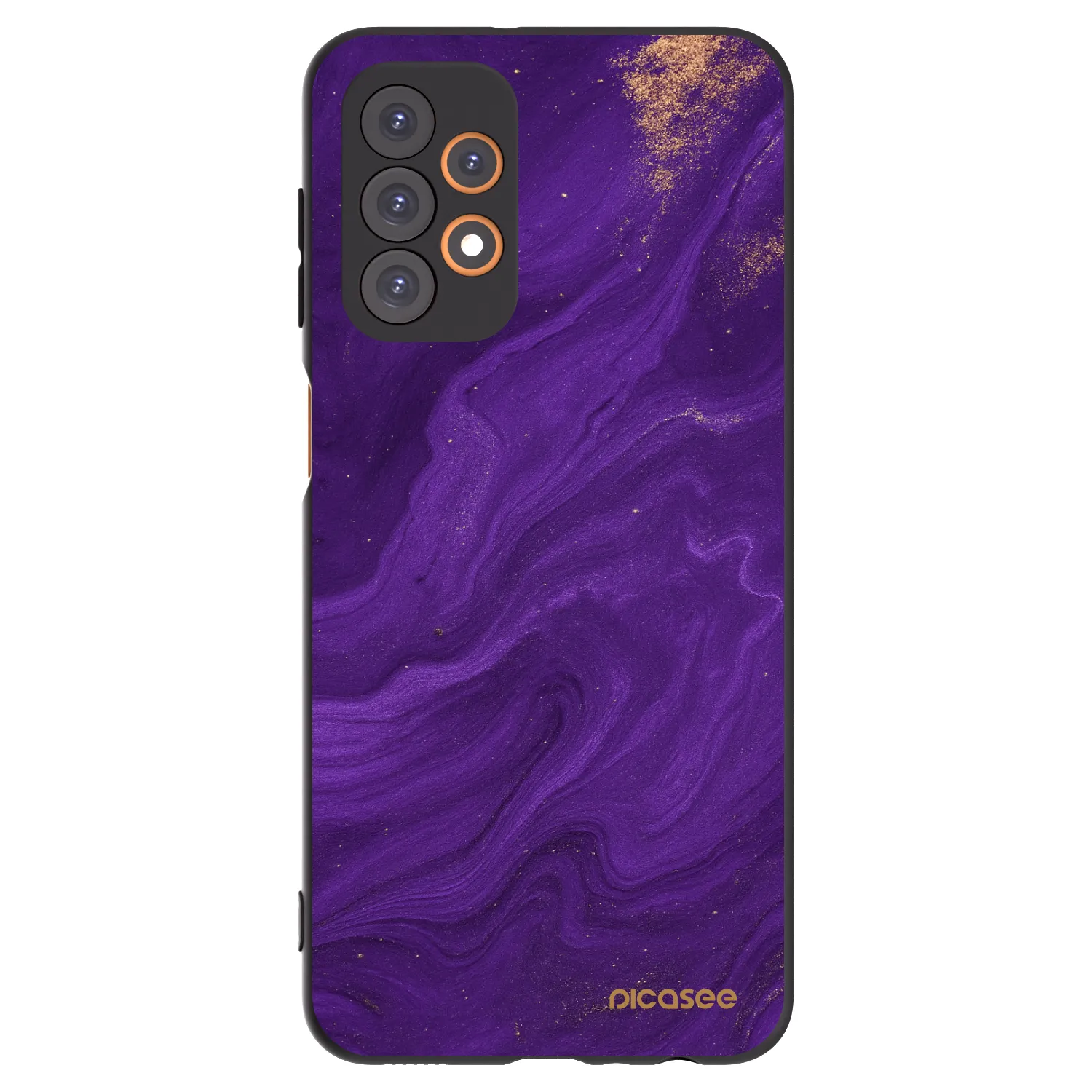 Picasee silikonski črni ovitek za Samsung Galaxy A23 A236B 5G - Purple