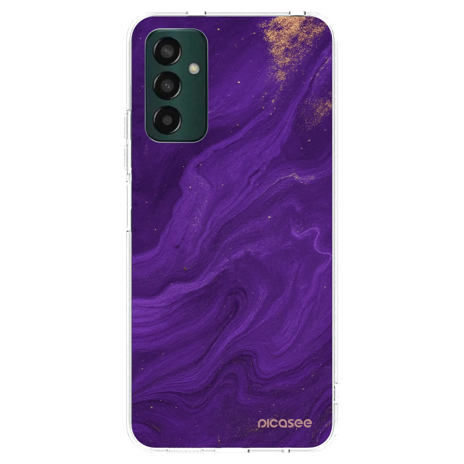 Picasee silikonski prozorni ovitek za Samsung Galaxy M23 5G - Purple