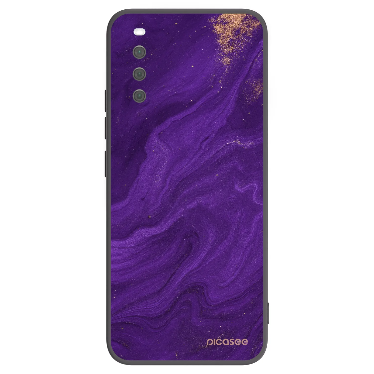 Picasee silikonski črni ovitek za Sony Xperia 10 III - Purple