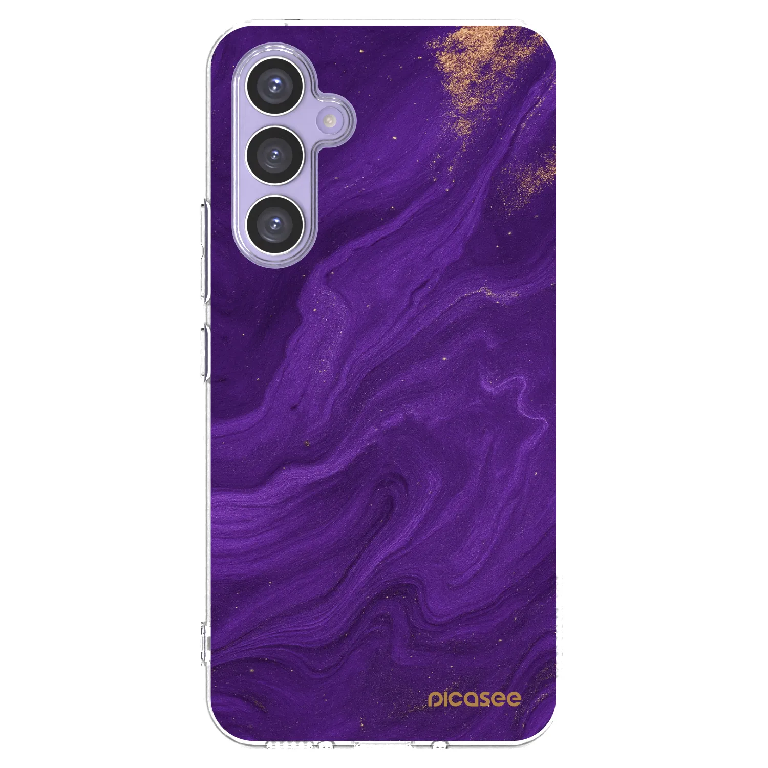Picasee silikonski prozorni ovitek za Samsung Galaxy A54 5G A546B - Purple